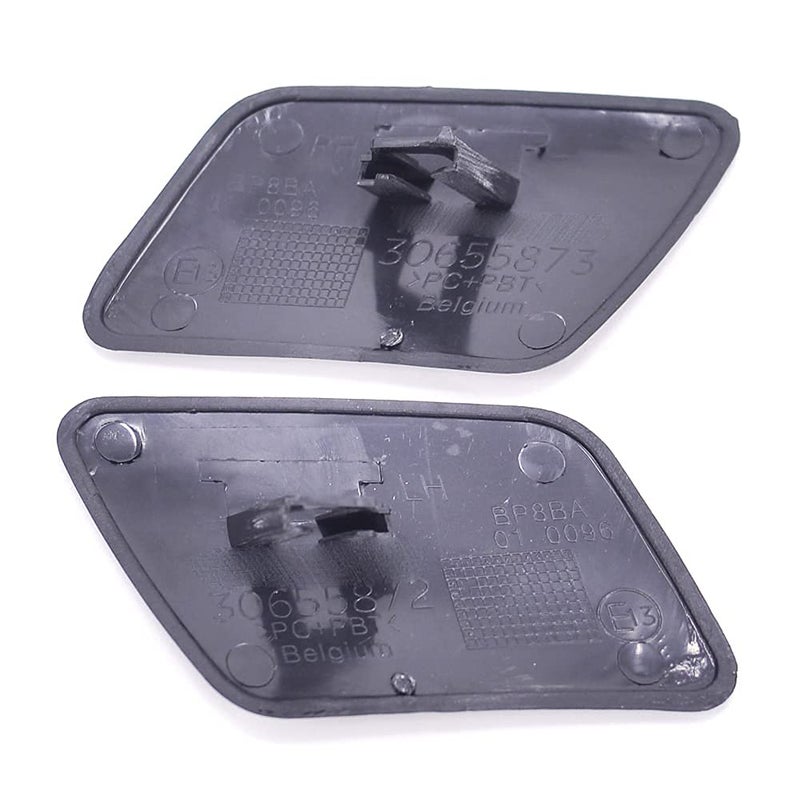 CNUPSM Front Bumper Headlight Washer Nozzle Cover Cap 1 Pair Left and Right 39991799 39991798 Compatible with Volvo S40 V50 2005-2007 - Image 4